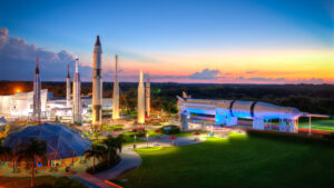 The Rocket Garden at Kennedy Space Center