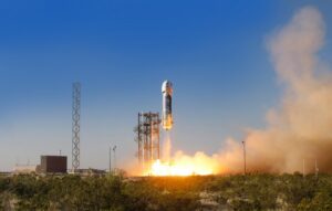 New Shepard spacecraft and booster