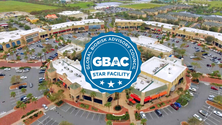 GBAC-Award-The Avenue Photo with logo
