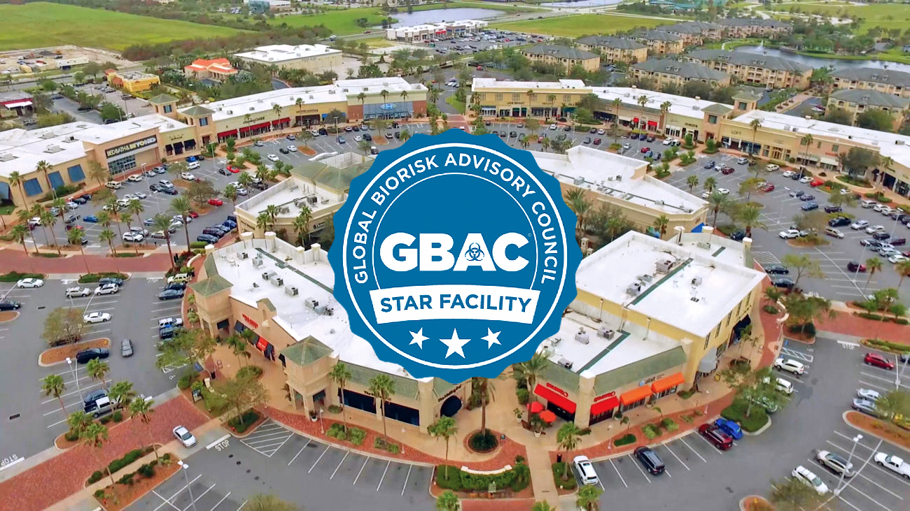 GBAC-Award-The Avenue Photo with logo
