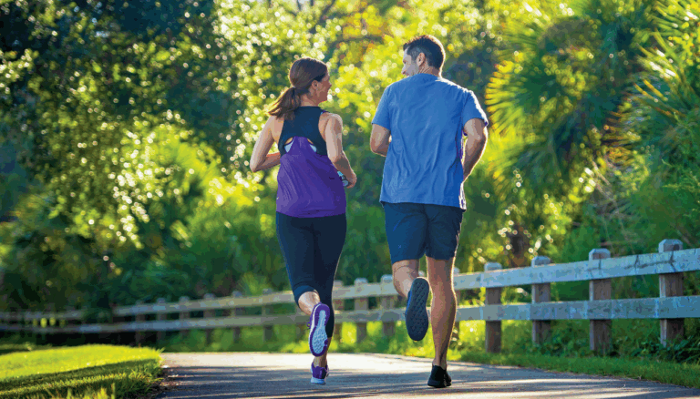 Runners on Viera Trails